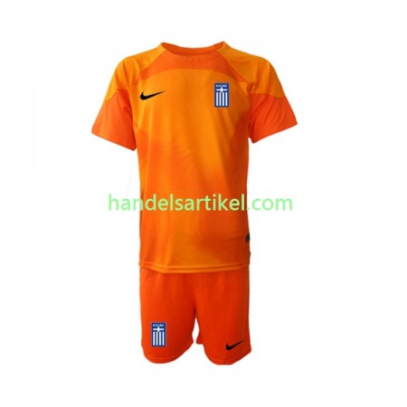 Griechenland Torwart Kinder 3rd Trikotsatz 2022/23 Kurzarm (+ Kurze Hosen)